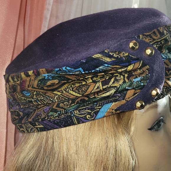 Vintage wool felt 90's hat - Picture 2 of 4